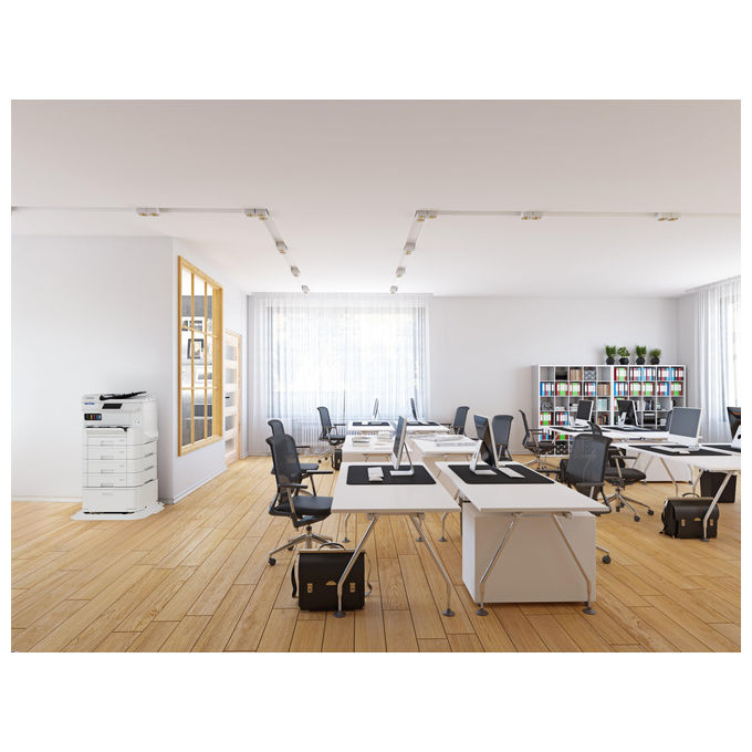 Epson WorkForce Pro EM-C7100DWF, Stampante A Inchiostro A3+, Wi-Fi, 35 ppm