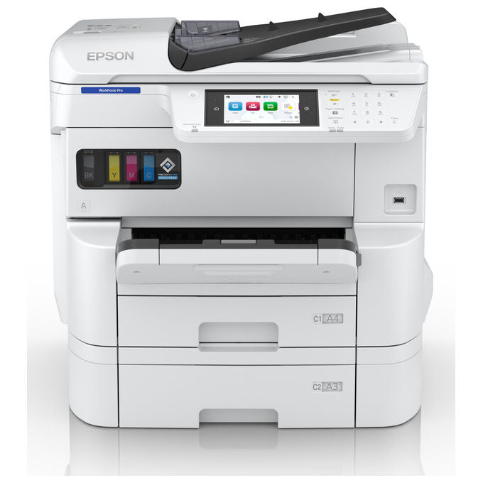 Epson WorkForce Pro EM-C7100DWF, Stampante A Inchiostro A3+, Wi-Fi, 35 ppm