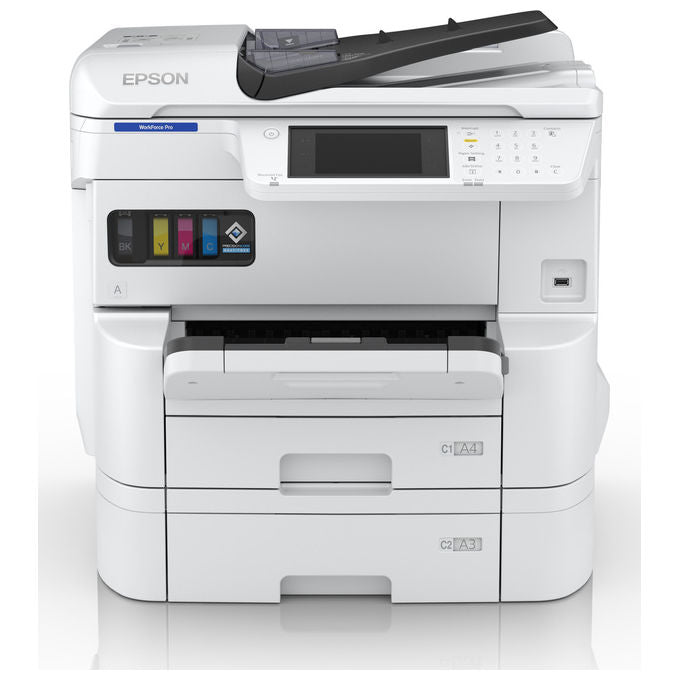 Epson WorkForce Pro EM-C7100DWF, Stampante A Inchiostro A3+, Wi-Fi, 35 ppm