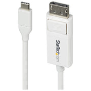 StarTech.com, Cavo USB-C a DisplayPort 1.2, 2m, 4K 60 Hz, Bidirezionale, Bianco