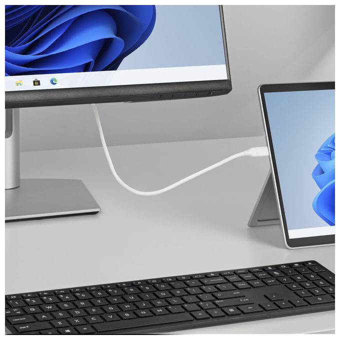 StarTech.com, Cavo USB-C a DisplayPort 1.2, 2m, 4K 60 Hz, Bidirezionale, Bianco