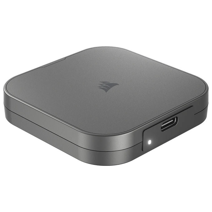 Corsair CSSD-EX300U2TB EX300U SSD Esterno Portatile 2TB USB Type-C 3.2 Gen 2 1100 MB-s MagSafe colore Grigio