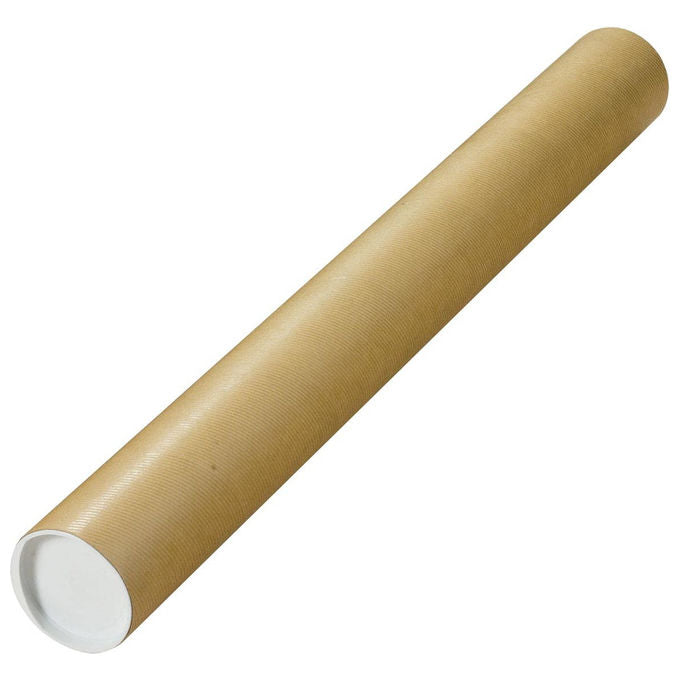 Colompac, Tubo Cilindrico Spedizione, 75 cm Ø 80 mm, Marrone, 10 Pezzi, CF10