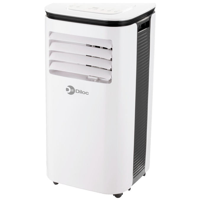 Diloc DIGLU12000FC IGLU Condizionatore portatile 12000 BTU per ambienti fino a 25 m² Classe A Pompa di Calore Inverter Wi-Fi R290 colore Bianco
