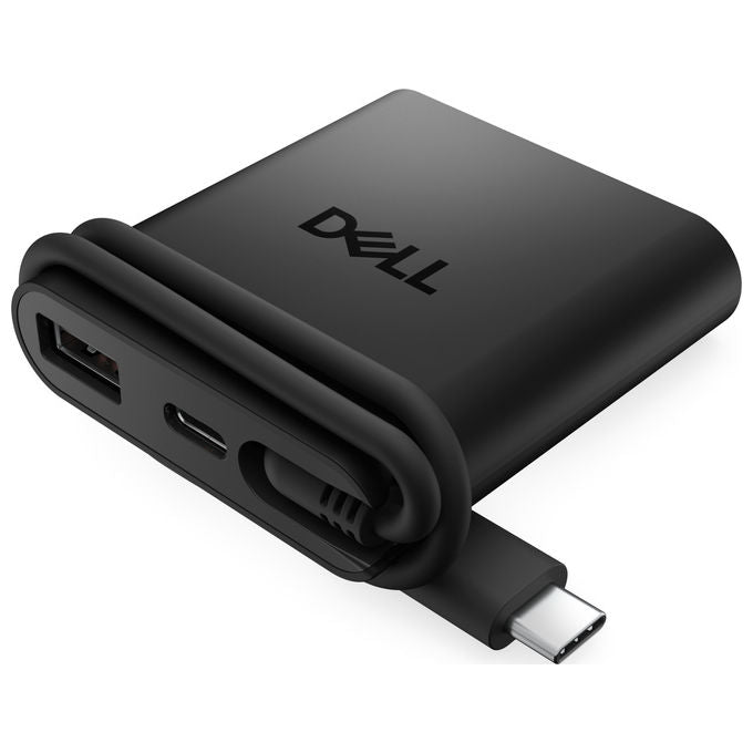 Dell, Adattatore USB-C 4-in-1 DA225, USB 3.2 Gen 1, Nero