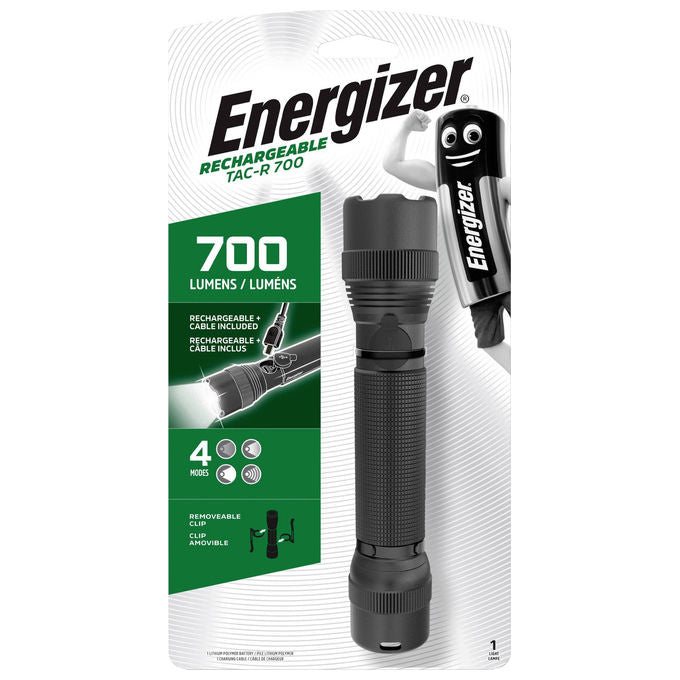 Energizer Tactical 700, Torcia LED Ricaricabile Energizer