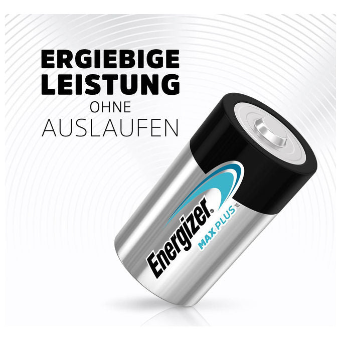 Energizer Max Plus, Batteria Alcalina D, Confezione da 20