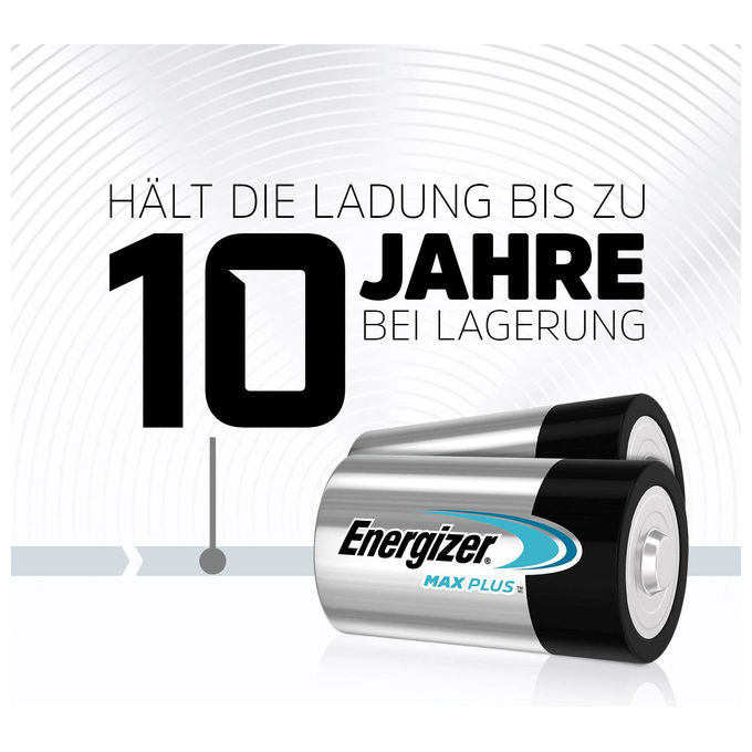 Energizer Max Plus, Batteria Alcalina D, Confezione da 20