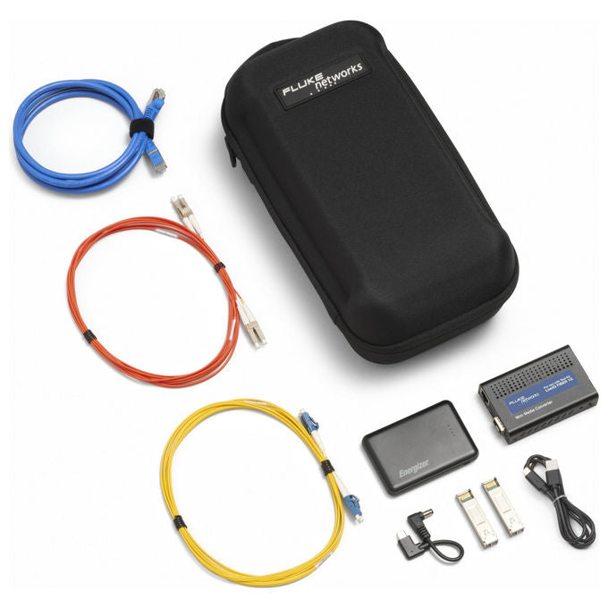 Fluke Networks, LinkIQ, Kit Convertitore Media Fibra, Rame Compatibile con LinkIQ-100 e LinkIQ-DUO