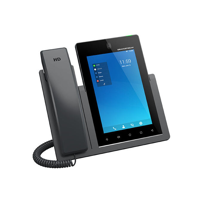 Grandstream GXV3470 Telefono IP Video Android 11 Display Touch 7'' Wi-Fi 6 Bluetooth 5.0 Fotocamera 2MP PoE