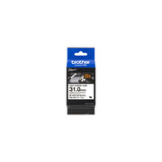 Brother, Nastro per etichettatrice HSe-261E, Tubo termoretraibile nero su bianco, 31 mm x 1,5 m