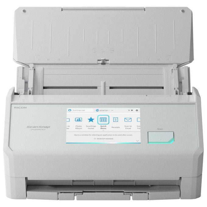 Ricoh, Scanner ScanSnap IX2500, ADF, 600 x 600 DPI, A4, Bianco