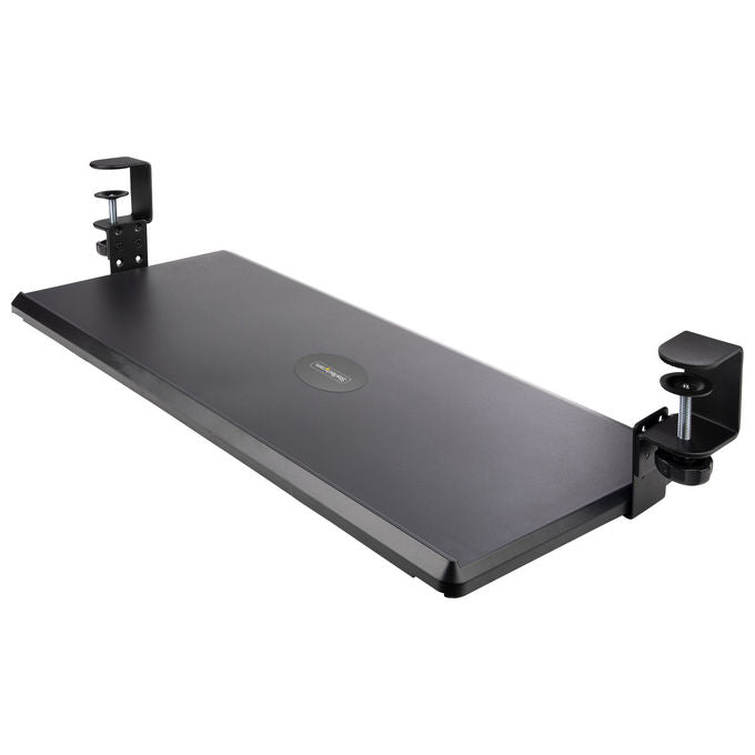 StarTech.com, Porta Tastiera Estraibile, Scrivania, Ergonomica, Morsetto a C, Regolabile Fino a 12Kg