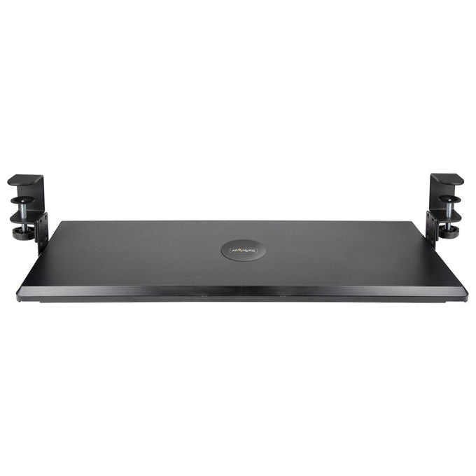 StarTech.com, Porta Tastiera Estraibile, Scrivania, Ergonomica, Morsetto a C, Regolabile Fino a 12Kg
