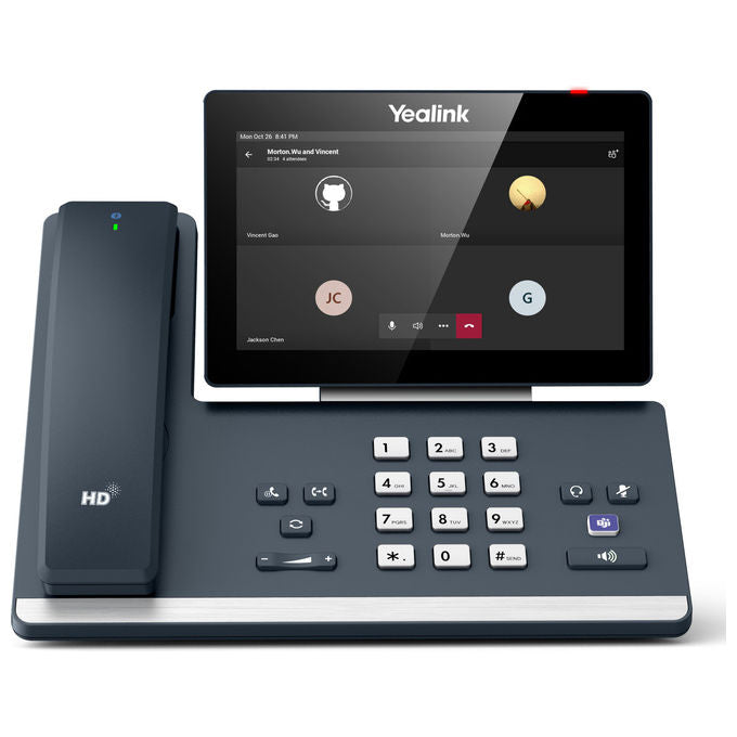 Yealink, MP58-WH E2, Telefono IP, Grigio, con LCD, Wi-Fi e Bluetooth, Teams