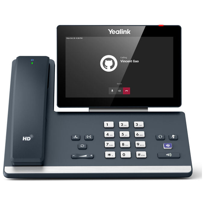 Yealink, MP58-WH E2, Telefono IP, Grigio, con LCD, Wi-Fi e Bluetooth, Teams
