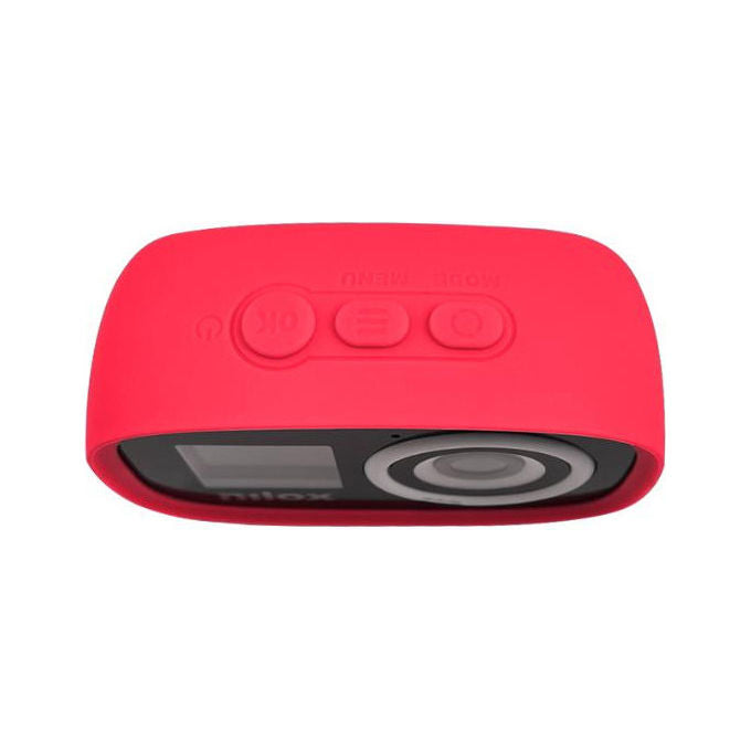Nilox, Action Cam per Bambini, 12 MP, Full HD, NXACKIDSRED, Rosso