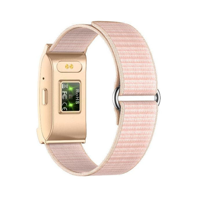 Nilox NXSWONAIRPK Smartband Onair Rilevatore di Attivita' IP68 Bluetooth batteria 25 giorni colore Oro
