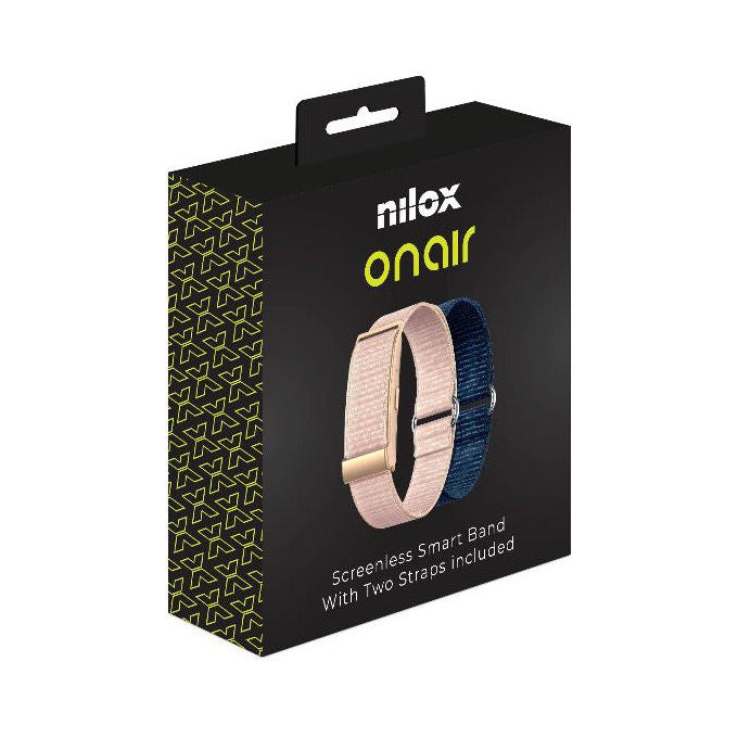Nilox NXSWONAIRPK Smartband Onair Rilevatore di Attivita' IP68 Bluetooth batteria 25 giorni colore Oro