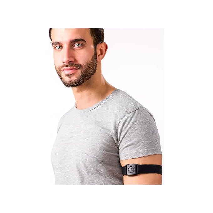 Nilox, Smart Armband HRM, Fitness Tracker con Sensore Ottico e Indicatori LED, Resistente all'Acqua