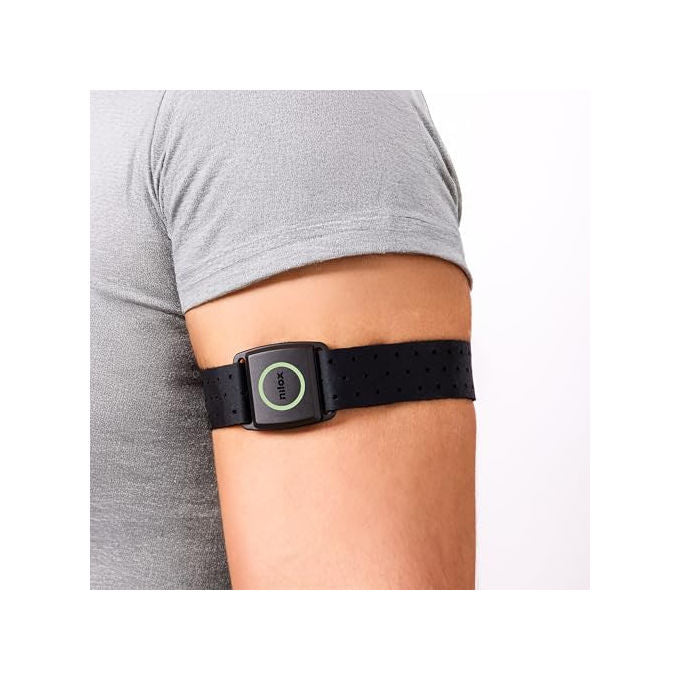 Nilox, Smart Armband HRM, Fitness Tracker con Sensore Ottico e Indicatori LED, Resistente all'Acqua
