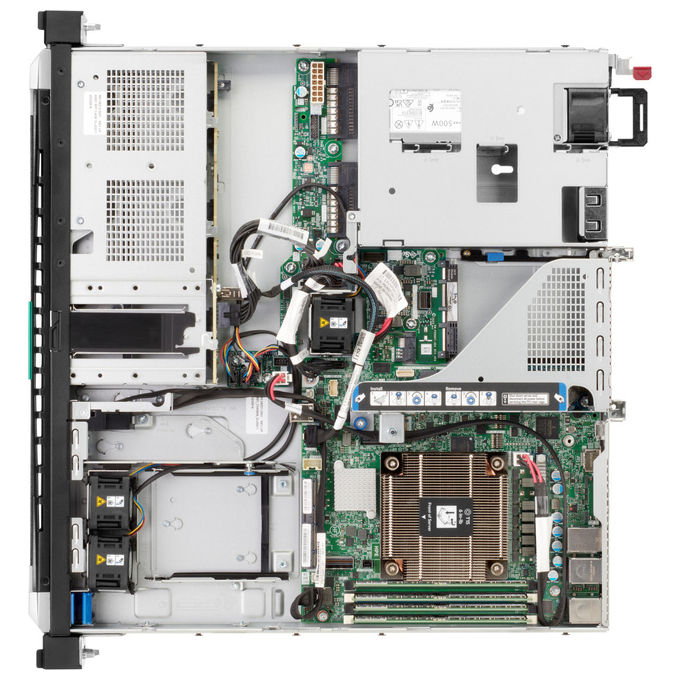 Hpe, Server ProLiant DL20 Gen11, 6325P, 3.5GHz, 4c, 1P, 32GB-U, 4SFF, 2x480GB SSD, 1x1000W PS EU