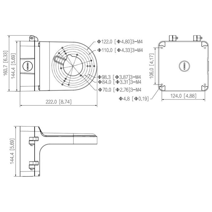 Dahua Technology, Staffa di montaggio per telecamera PFB206W