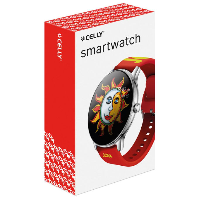Celly, Smartwatch Limited Edition Palajova, Display 13'', Monitoraggio Frequenza Cardiaca, IP67