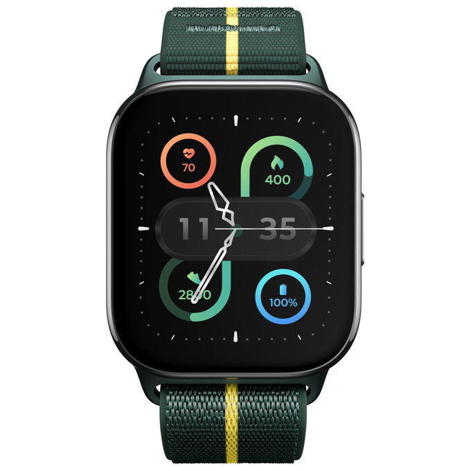 Motorola, Moto Watch Fit, Smartwatch, Display OLED 1.9'', GPS, Verde e Grigio