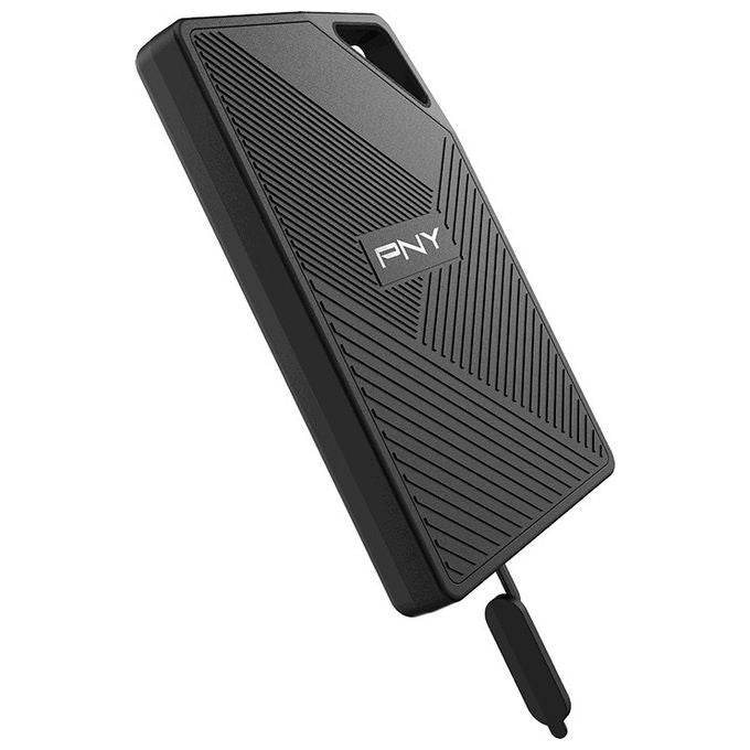 PNY RP60, 1TB SSD Portatile USB 3.2, Unita' Esterna a Stato Solido Tipo-C Nero