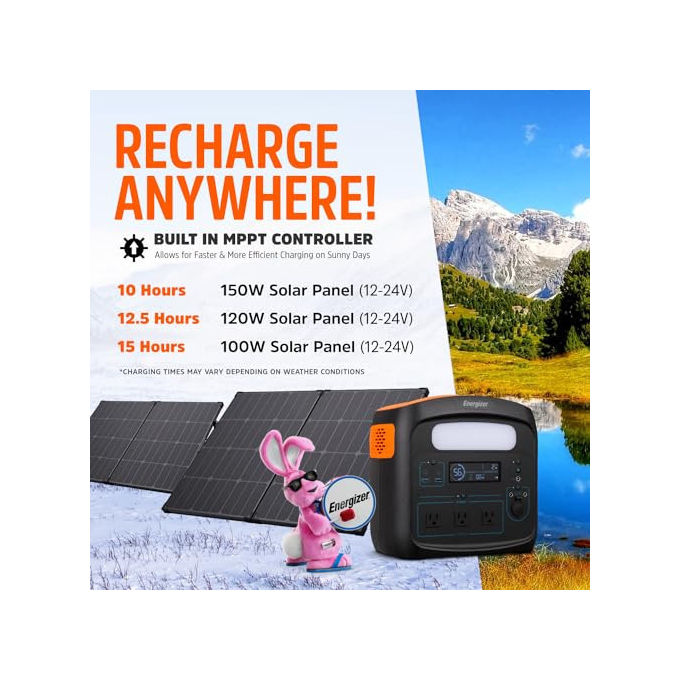 Energizer, Power Station Portatile 960Wh, PPS960W1