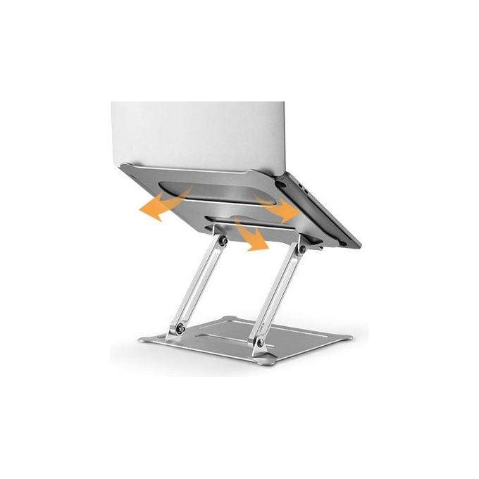 Reflecta, Supporto per Laptop Ergonomico Regolabile in Altezza, Alluminio, 38,1 cm (15 '')