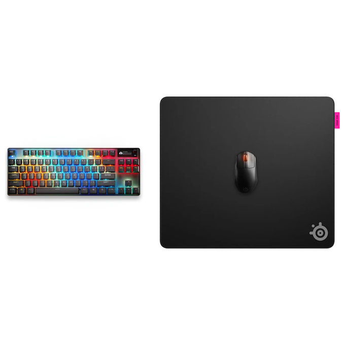 Steelseries QcK Perf L, Tappetino Mouse Gaming, Nero, Speed
