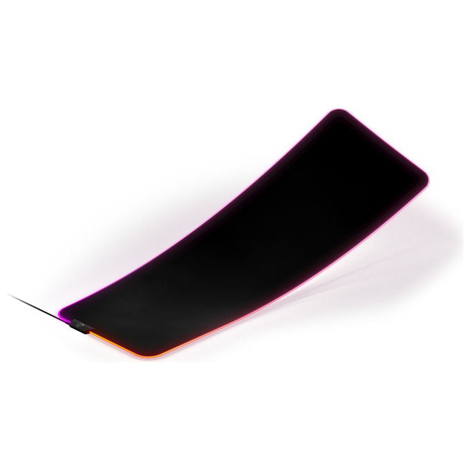 SteelSeries 63826 QcK Prism Cloth Tappetino per Mouse Gaming XL RGB 2 Zone 900x300 mm colore Nero