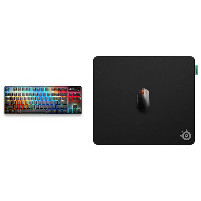 Steelseries QcK L, Tappetino per Mouse da Gioco, Nero, Performance Balance