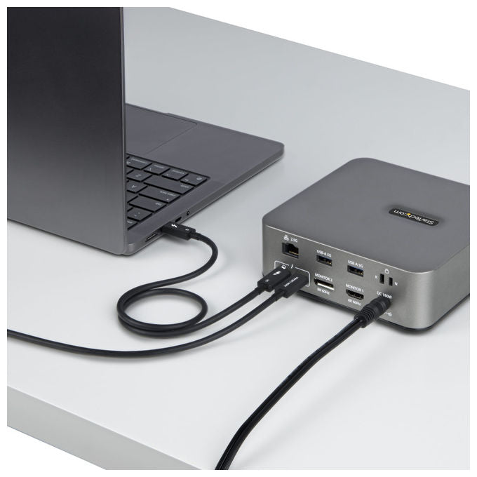 StarTech.com, Cavo Thunderbolt 5, 80 Gbps-120 Gbps, 240W PD, 8K 60Hz, 50cm, Compatibile Thunderbolt 4-USB4-USB-C