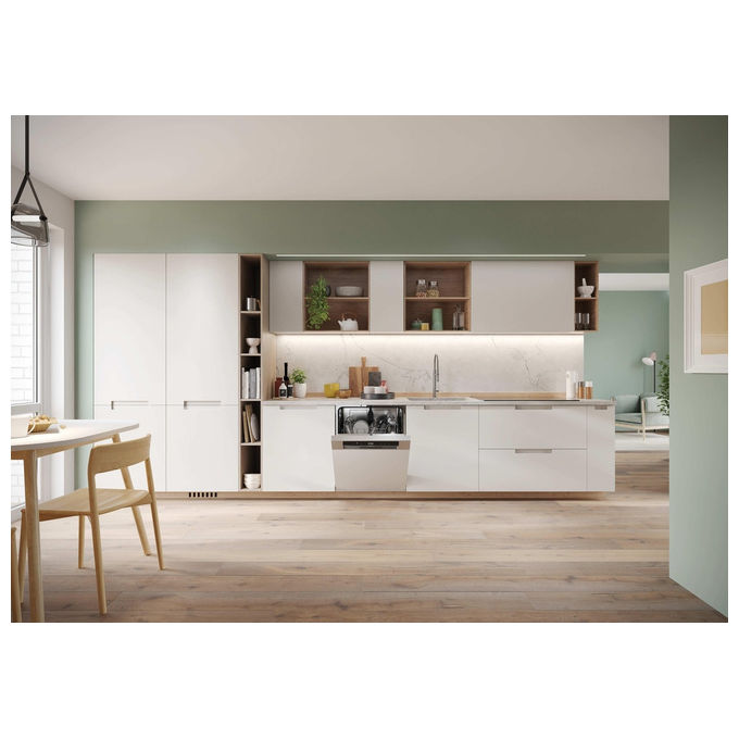 Candy CH 3C4F0S Lavastoviglie da Incasso a Scomparsa Parziale 13 coperti Classe C 44 dB Wi-Fi (82x60x57 cm) colore Argento
