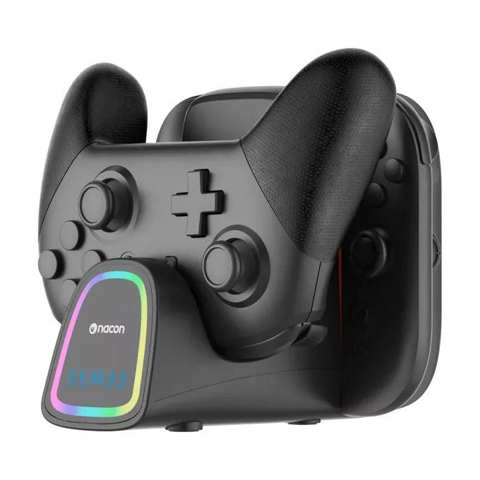 NACON, Base di Ricarica, per 2 Joycon e 1 Controller Pro, per Nintendo Switch