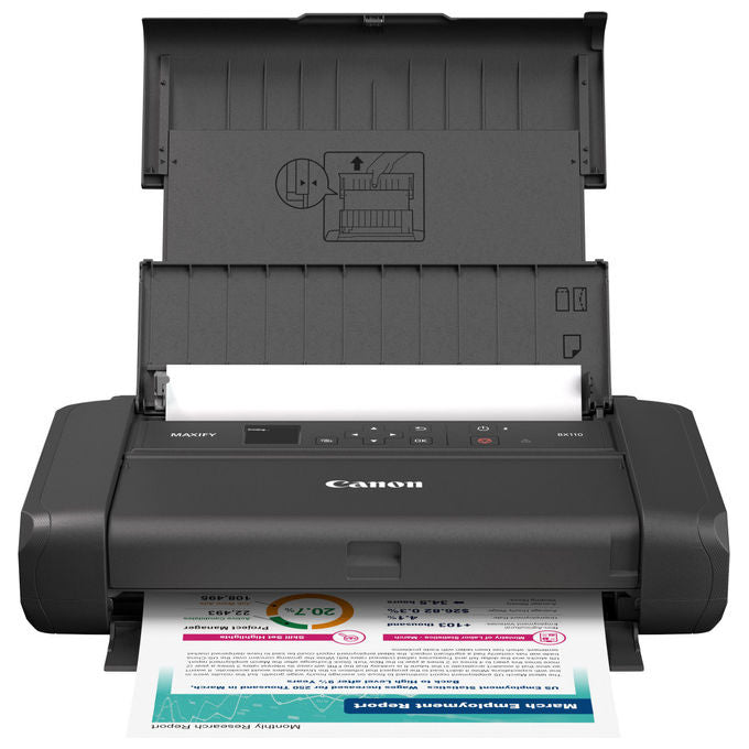 Canon, Stampante a Getto d'Inchiostro a Colori, Maxify BX110, 4800 x 1200 DPI, A4, Wi-Fi