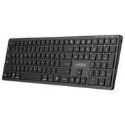 Nilox, Tastiera in alluminio Dual, Wireless e BT, Batteria integrata
