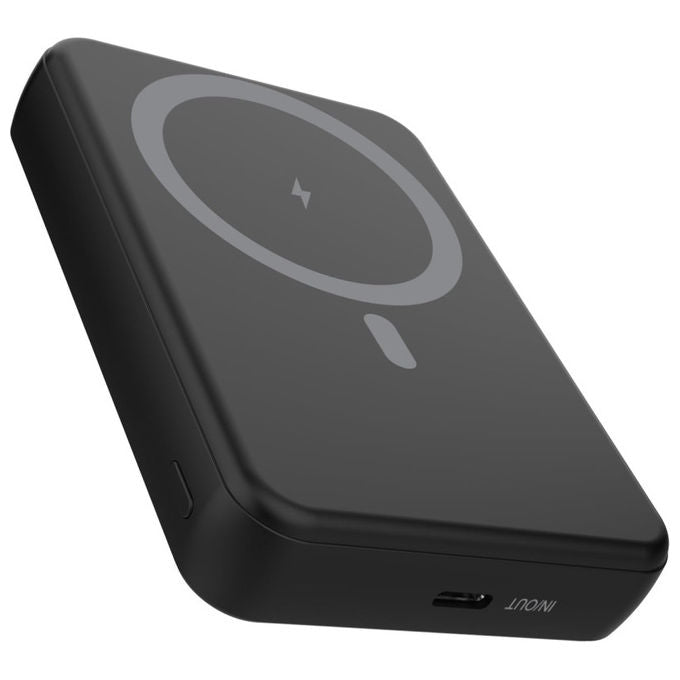 Celly, Powerbank Magnetico Wireless 15W, 10000 mAh, con USB-C 20W, Ricarica Rapida, MagSafe