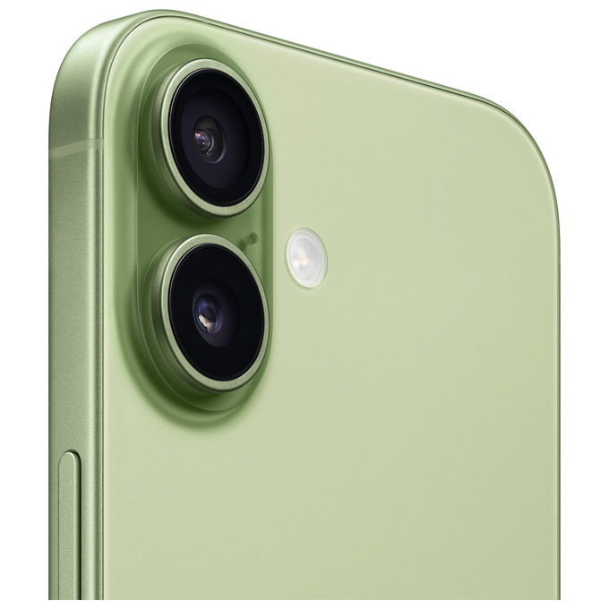 Apple MG6N4HN-A iPhone 17 Smartphone 5G 6.3'' OLED 256 GB chip A19 doppia fotocamera 48 MP iOS 26 colore Salvia