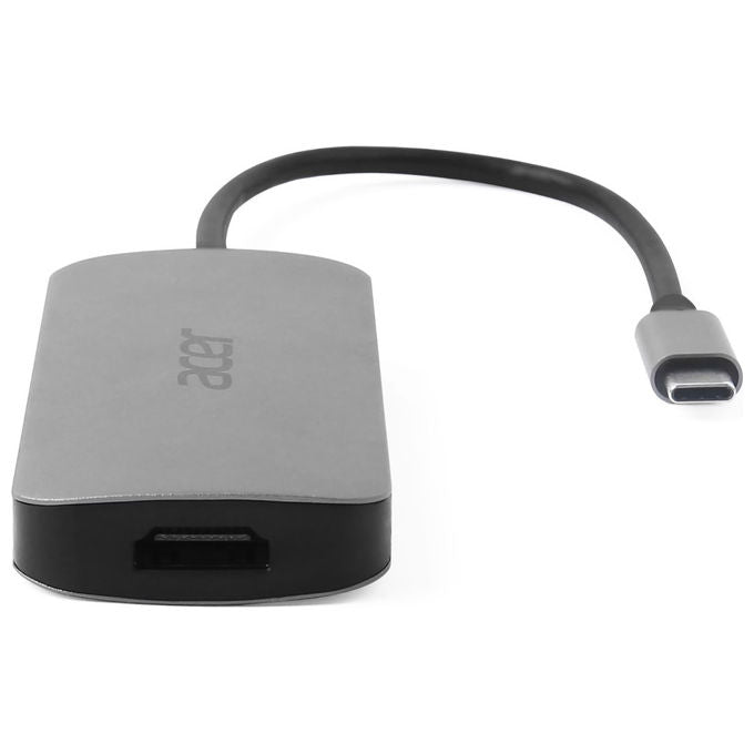 ACER Dongle Tipo C 7in1 USB 3.2 Gen 1 Argento