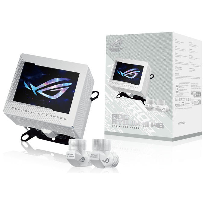 ASUS ROG Ryujin III WB White Edition, Blocco ad acqua per CPU