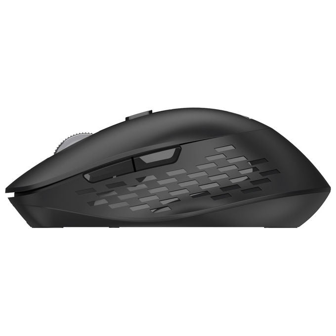 Nilox, Mouse Wireless Dual Ottico, 1600 DPI, Bluetooth + USB Type-A, Nero