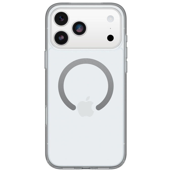 OtterBox, Symmetry Series Clear MagSafe, Custodia iPhone 17 Pro Max, Resistente a shock e cadute, Trasparente