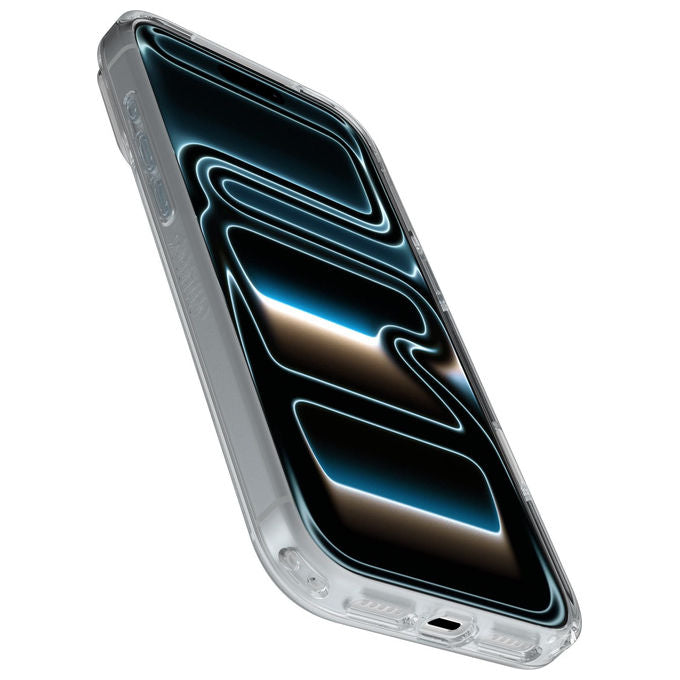OtterBox, Symmetry Series Clear MagSafe, Custodia iPhone 17 Pro Max, Resistente a shock e cadute, Trasparente