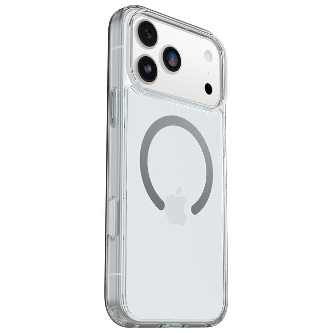 OtterBox, Symmetry Series Clear MagSafe, Custodia iPhone 17 Pro Max, Resistente a shock e cadute, Trasparente