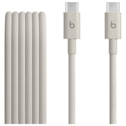 Apple Beats, Cavo USB-C a USB-C, 1.5m, Bianco, Intrecciato, Pietra Surge