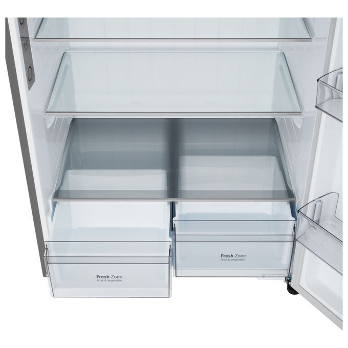 LG GTFV61PYBQD Frigorifero Doppia Porta 609 L 186 cm Classe E 35 dB Total No Frost Wi-Fi Dispenser colore Platinum Silver